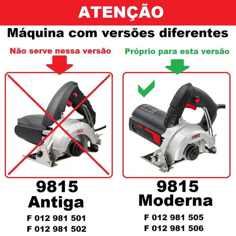 Induzido 127v P/ Serra Mármore Skil 9815 Moderna Original